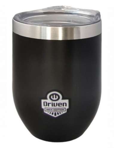 Mate vaso de acero inoxidable 350 ml negro